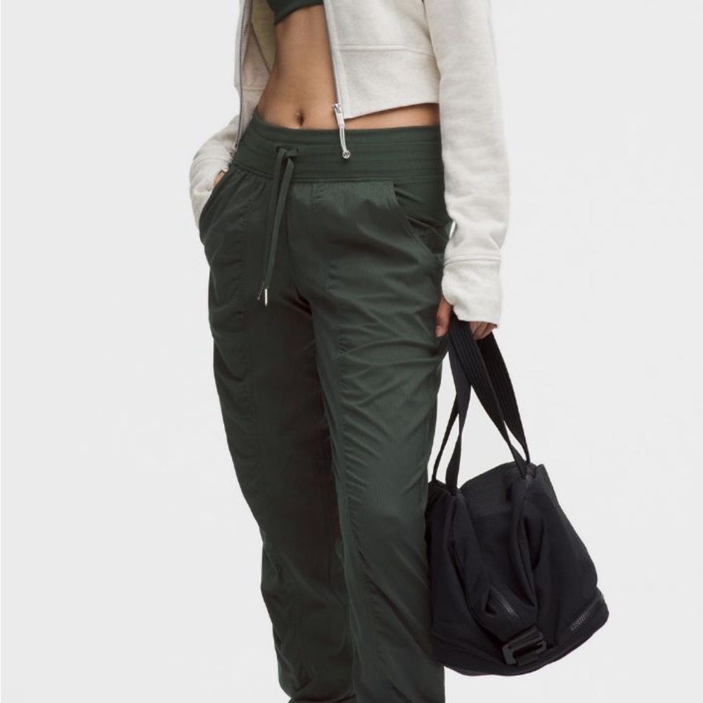 Lululemon Athletica Dark Green Track Pants